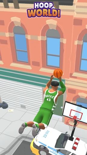 Gameplay screenshot 2 from Hoop World: Flip Dunk Game 3D - Sports game